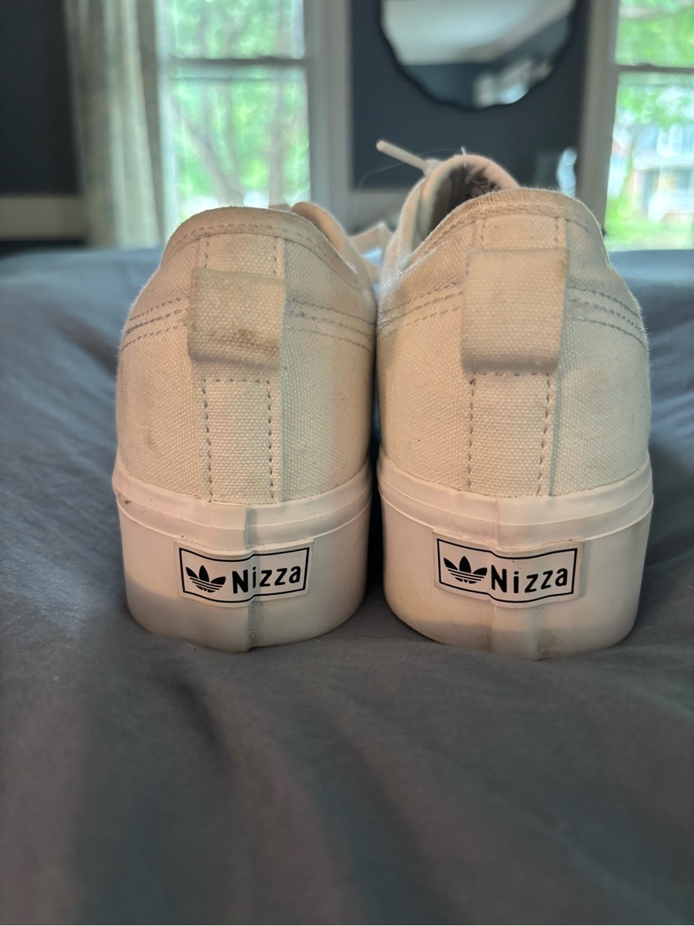 White Adidas Sneakers - Picture 2 of 4